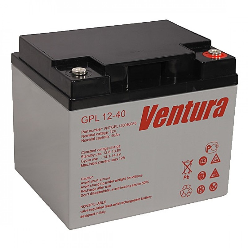 GPL 12-40 F6 -  VENTURA 40ah 12V  